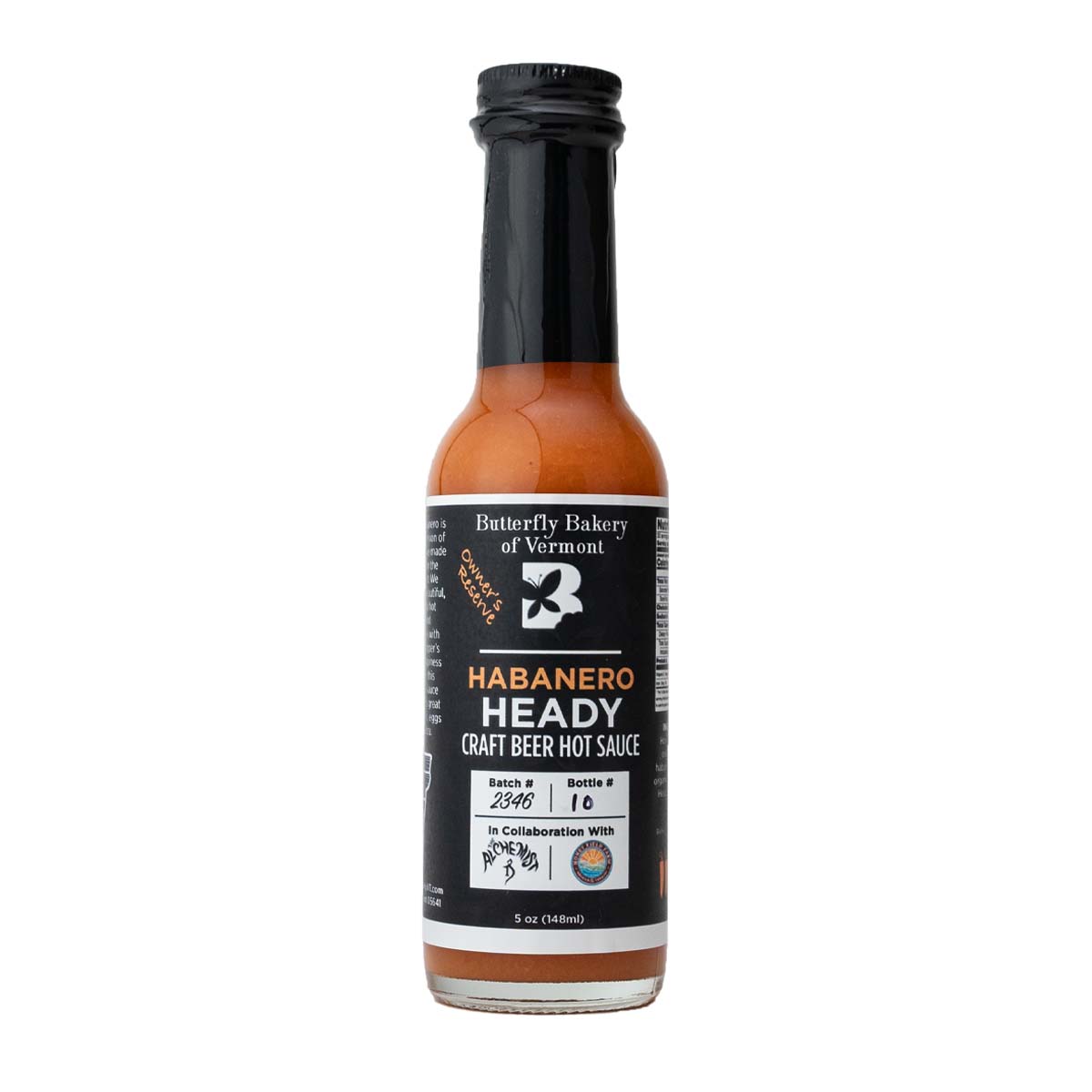 Butterfly Bakery - Habanero Heady Hot Sauce