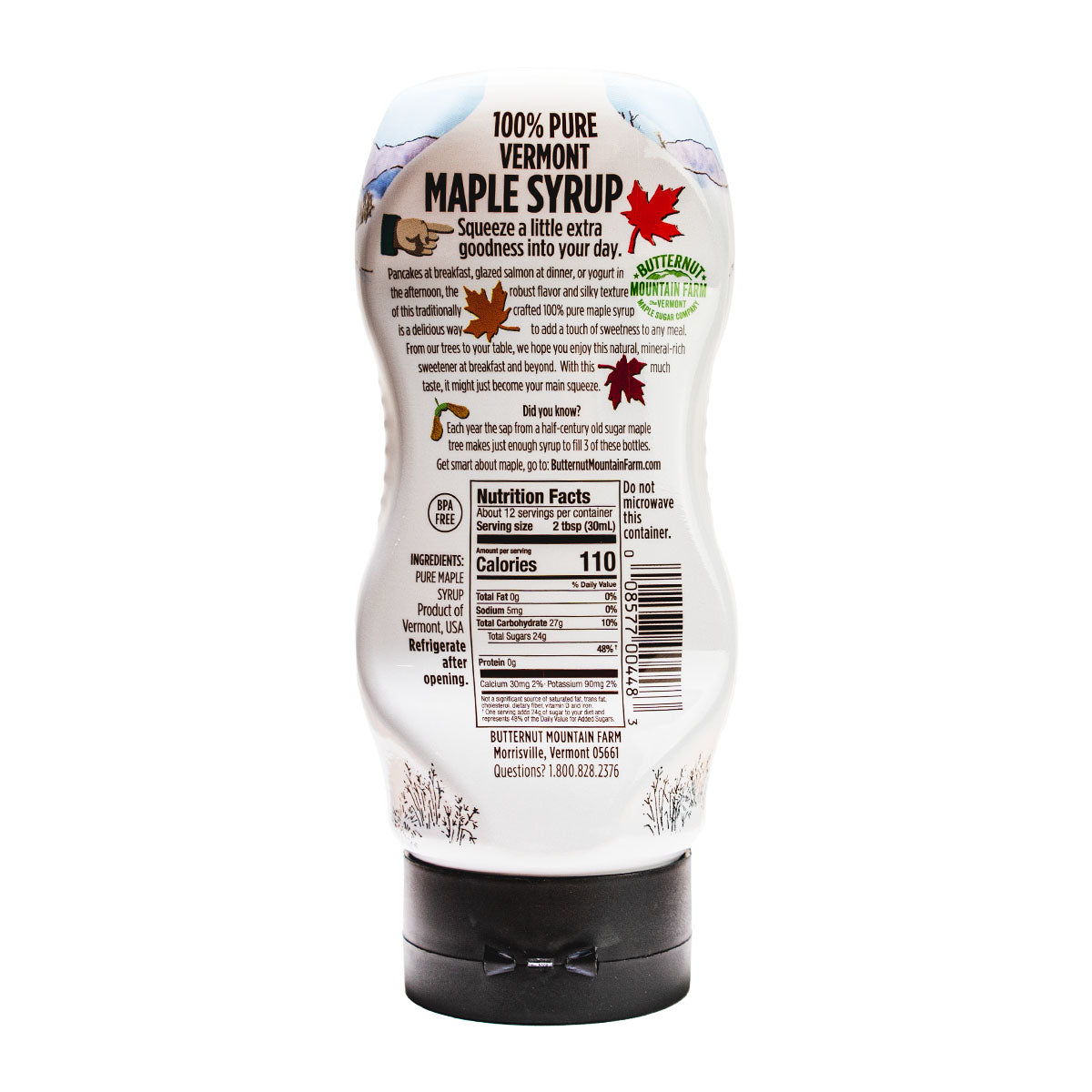 Butternut Mtn Farm - Organic 12oz Squeeze Bottle