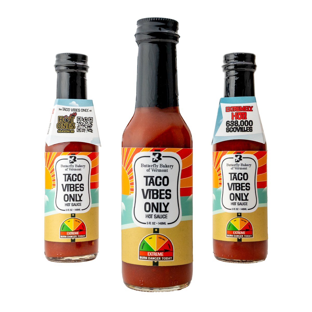 Butterfly Bakery - Taco Vibes Only Hot Sauce