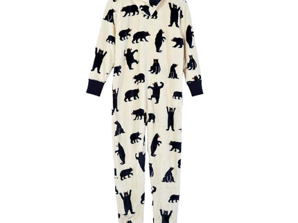 Black Bear Fleece Onesie (Adult)