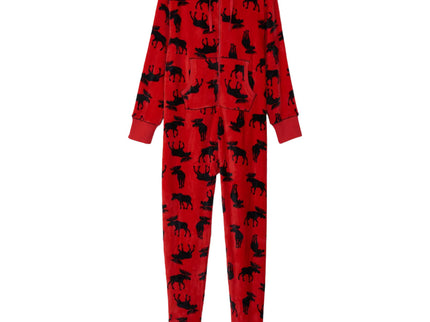 Vermont Moose Fleece Onesie (Adult)