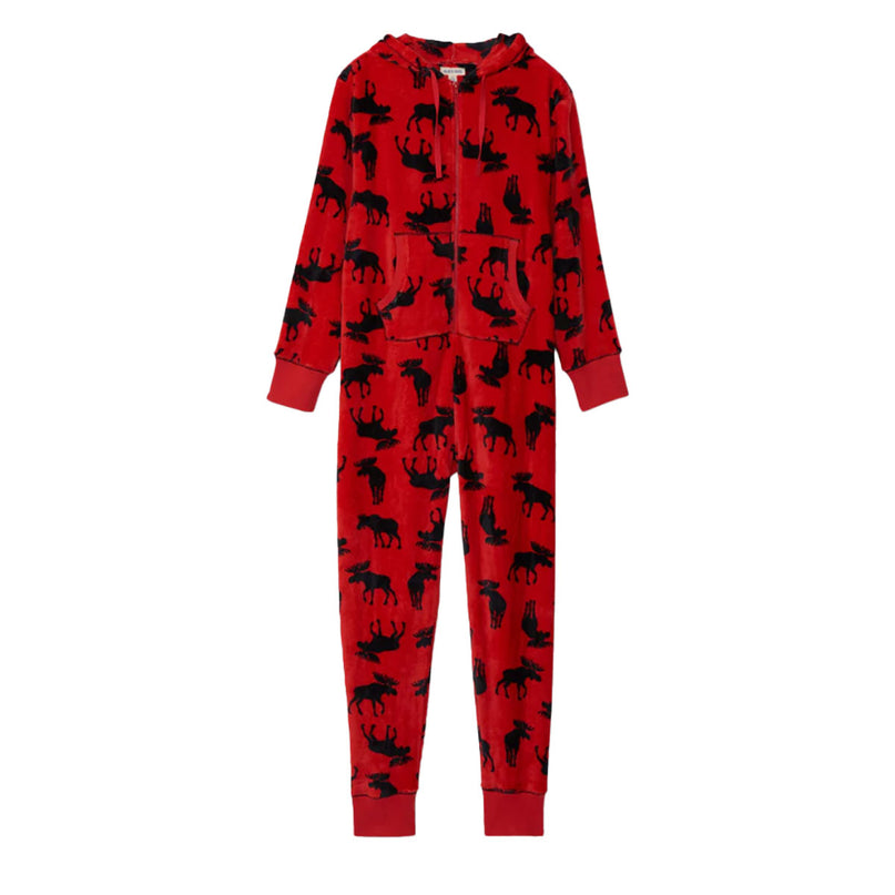 Vermont Moose Fleece Onesie (Adult)