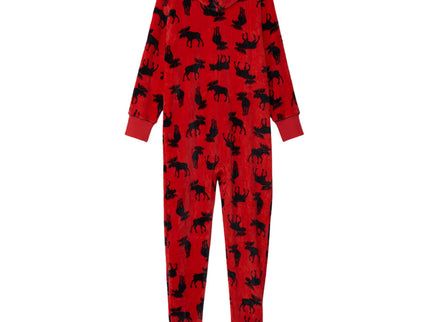 Vermont Moose Fleece Onesie (Adult)