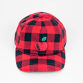 Cold Hollow - Red & Black Checkered Hat with Apple Patch