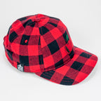 Cold Hollow - Red & Black Checkered Hat with Apple Patch