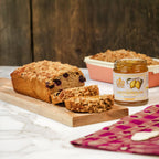 Blueberry Crumble Honey Bee Bread (Gluten-Free)