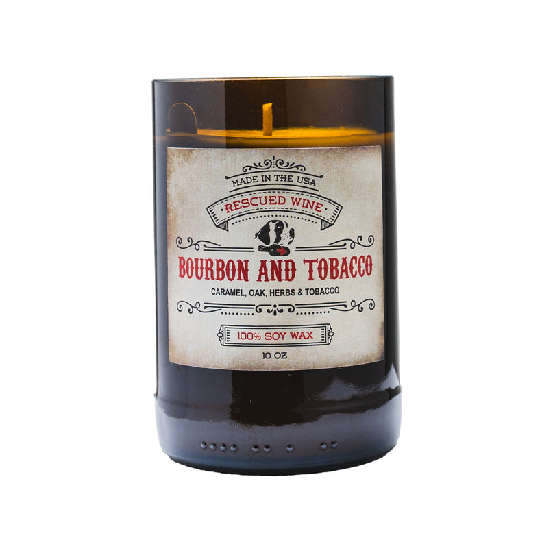 Rescued Wine Candles - Bourbon and Tabacco