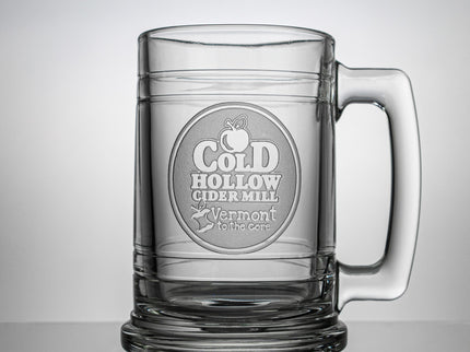 Cold Hollow - Etched Glass Stein