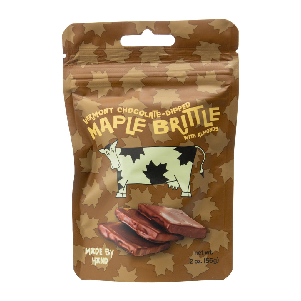 Sweet on Vermont Chocolate - Dipped Maple Brittle with Almond