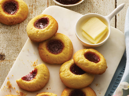 CIDER JELLY THUMBPRINT COOKIES