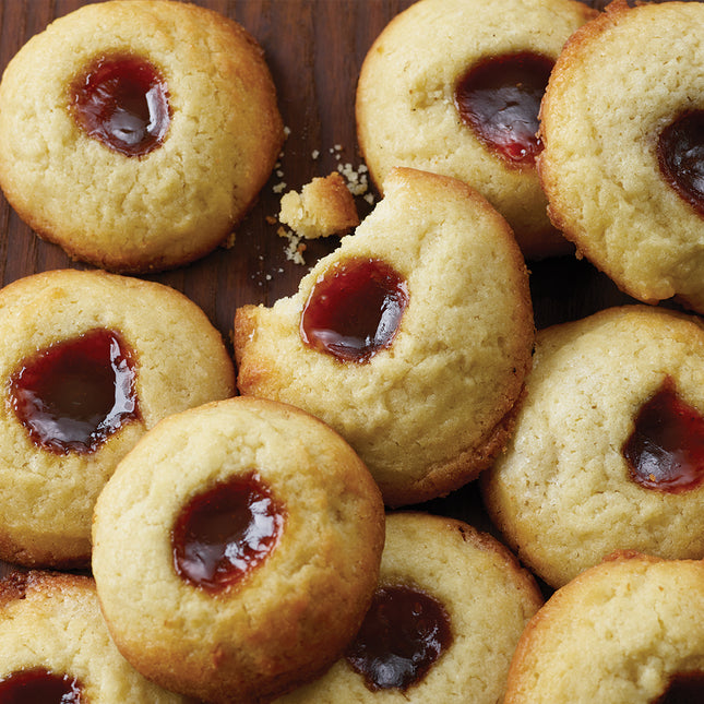 CIDER JELLY THUMBPRINT COOKIES