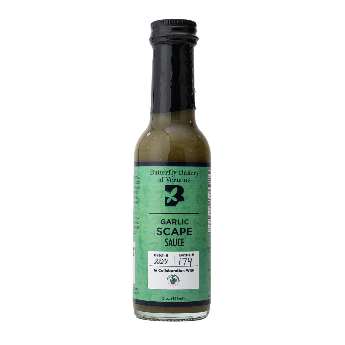 Butterfly Bakery - Garlic Scape Hot Sauce