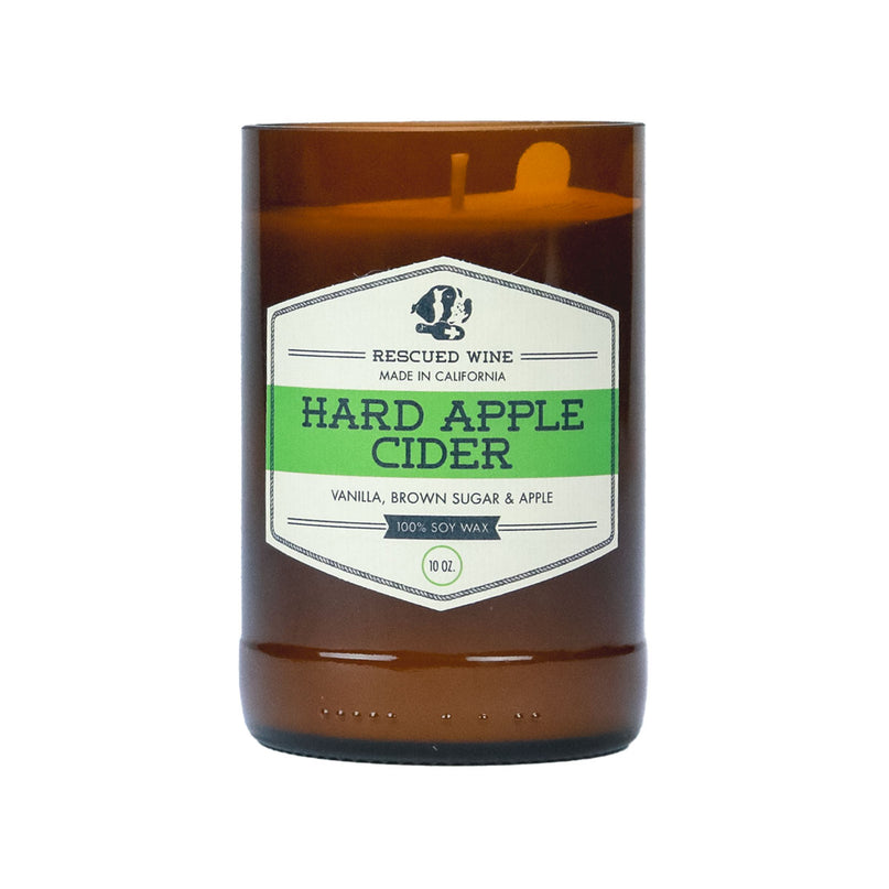 Resued Wine Candles - Hard Cider