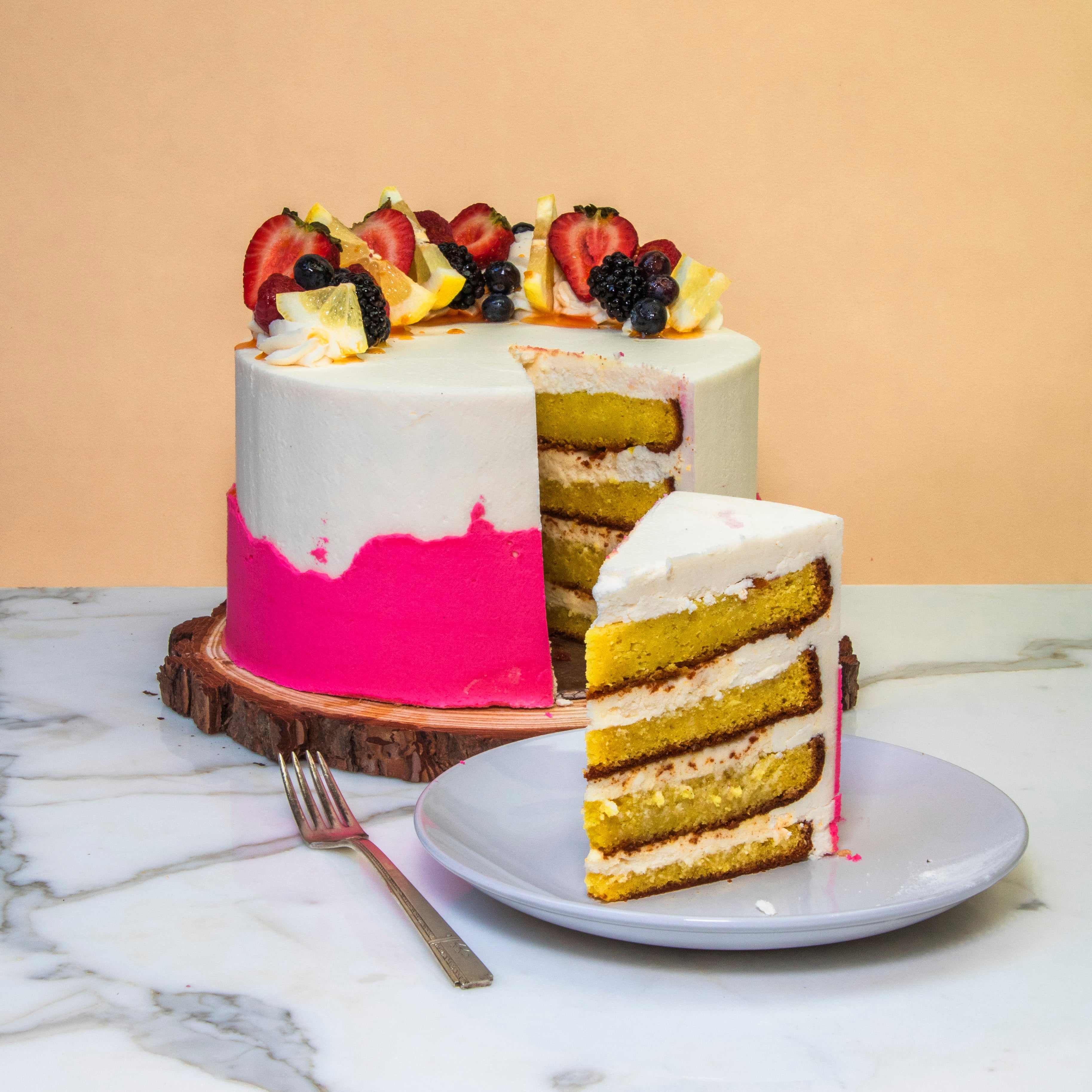 Cold Hollow | Lemon Hibiscus Cake