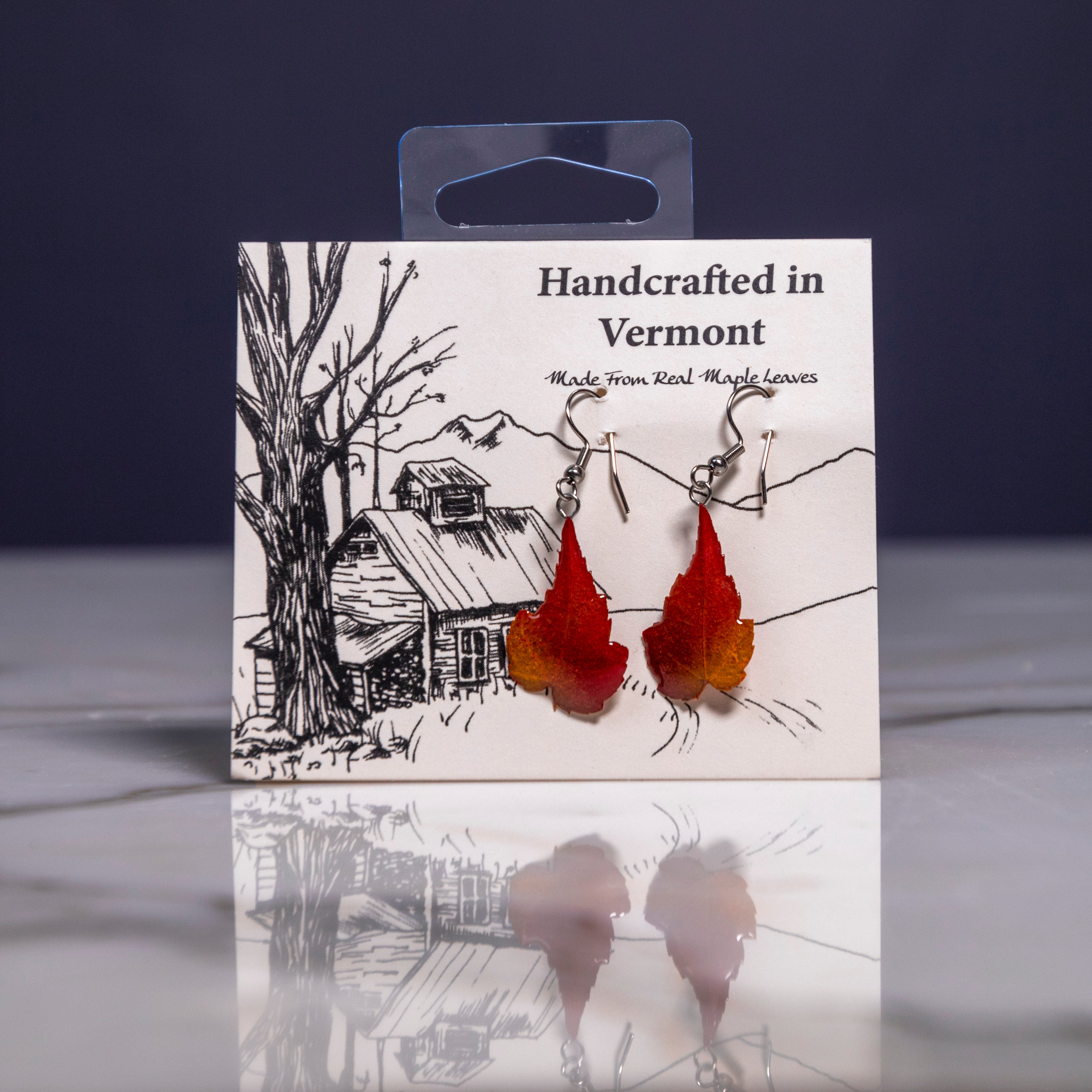 Pleasant Valley Crafts | Maple Dangle Earrings