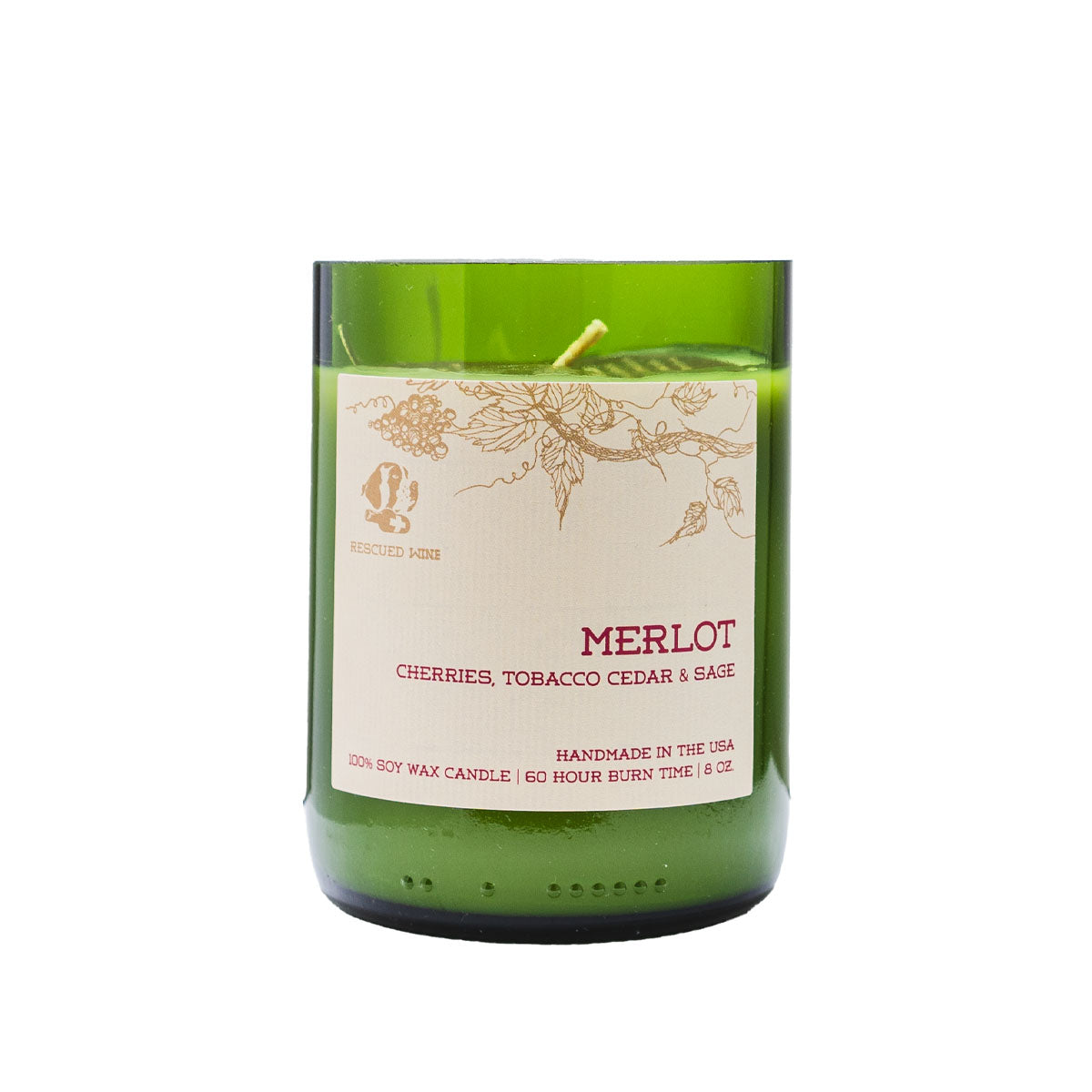 Rescued Wine Candles - 8 oz. Candle