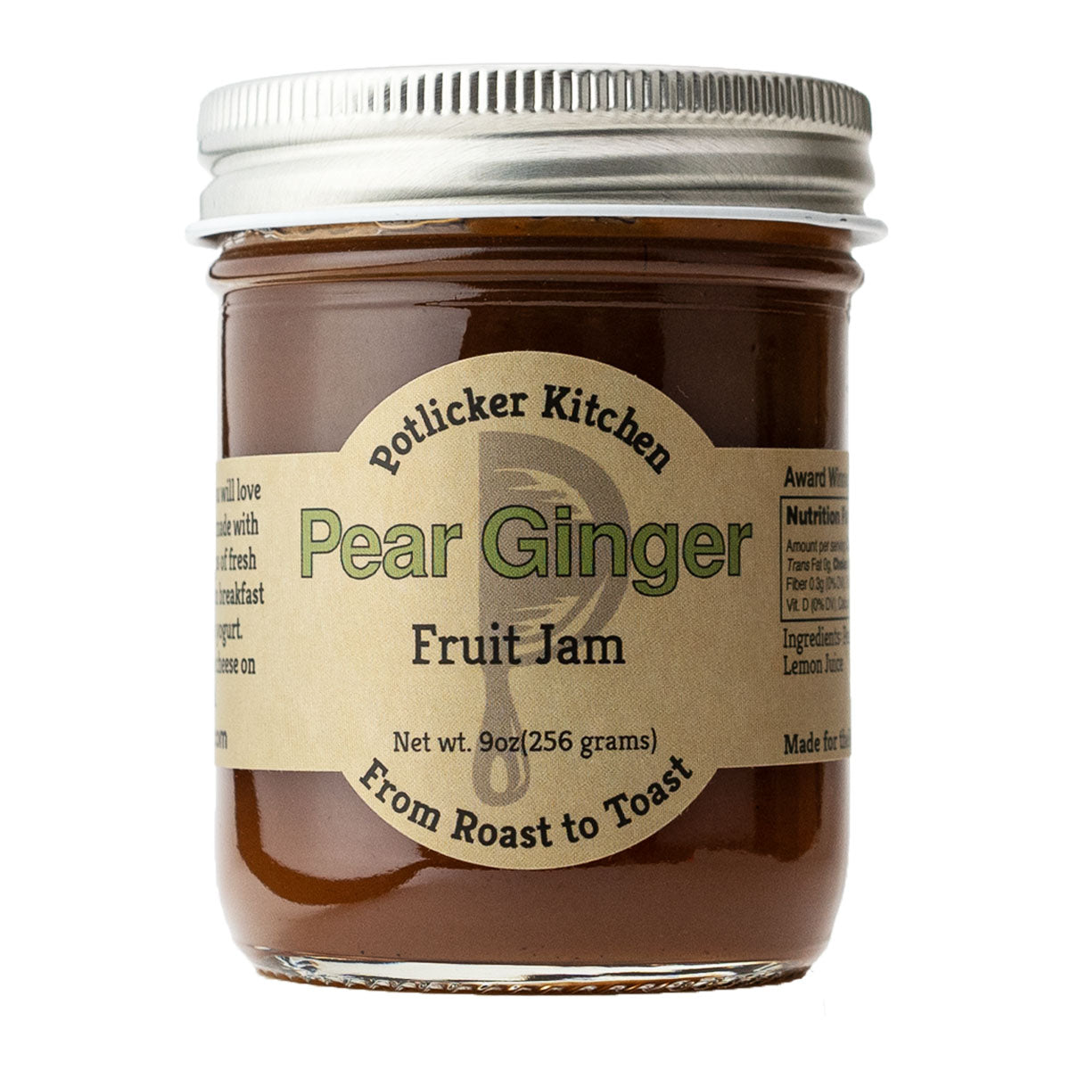 Potlicker Kitchen - Pear Ginger Jam