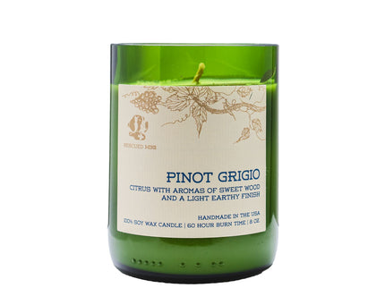 Rescued Wine Candles - Pinot Grigio
