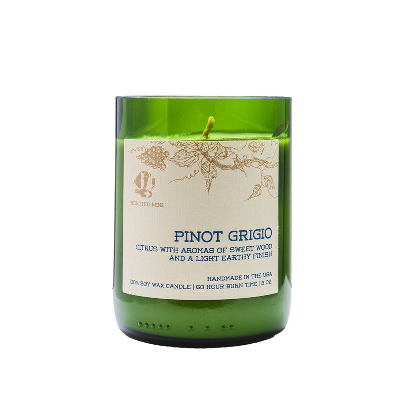 Rescued Wine Candles - Pinot Grigio