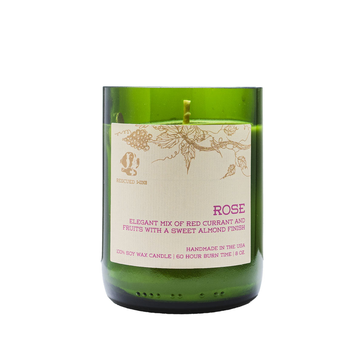 Rescued Wine Candles - 8 oz. Candle