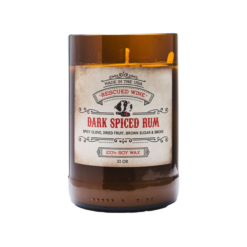 Rescued Wine Candles - Dark Spiced Rum