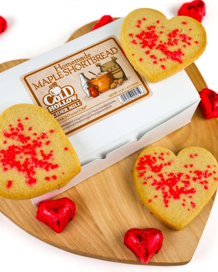 Cold Hollow - Maple Shortbread Hearts