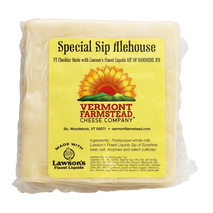 VT Farmstead - Sip of Sunshine Aleshouse Cheddar Cheese