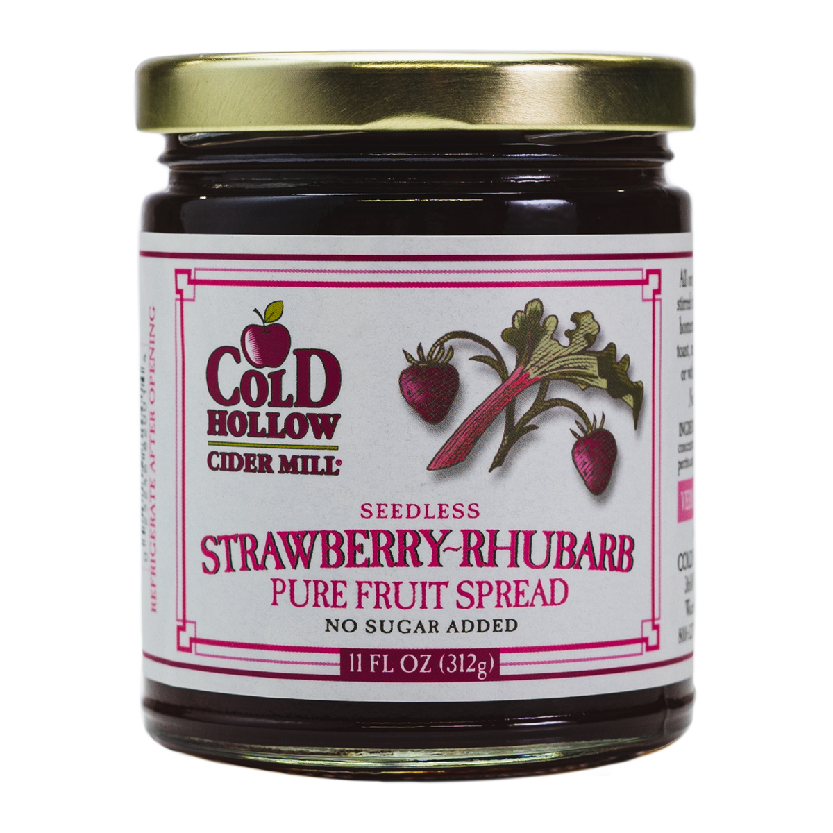 Cold Hollow - Pure Fruit Strawberry-Rhubarb