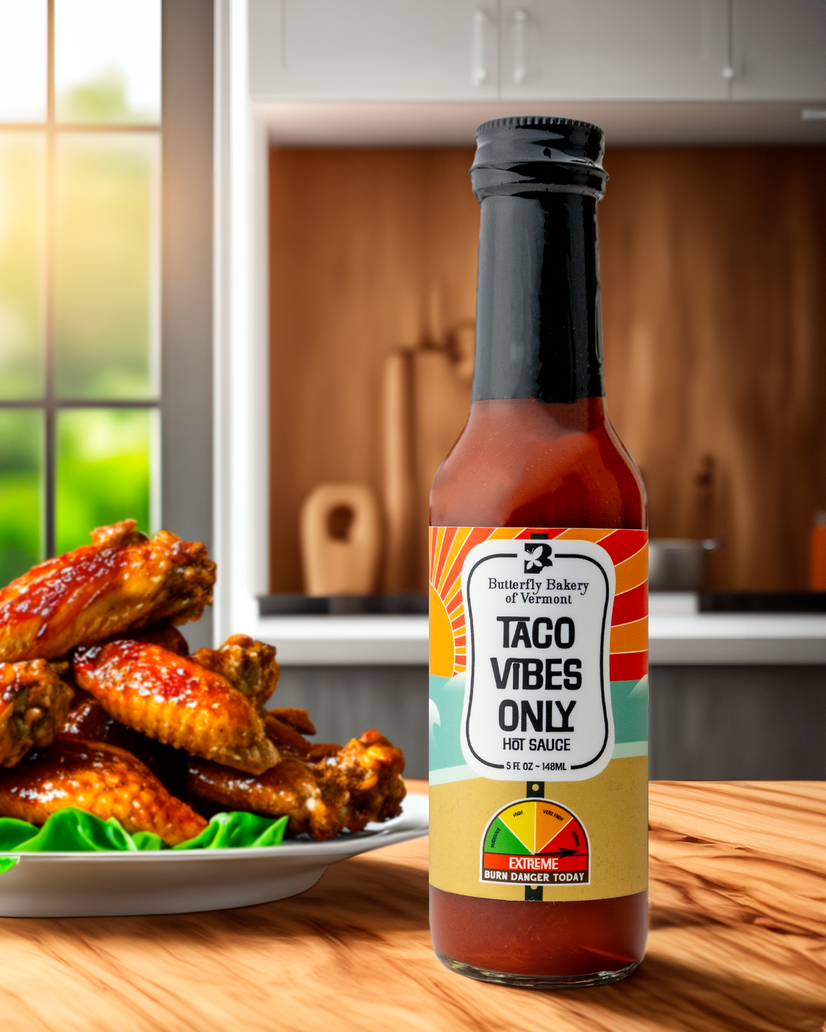 Butterfly Bakery - Taco Vibes Only Hot Sauce