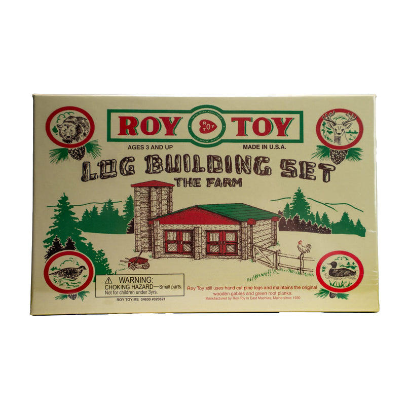 Roy Toy - The Farm Log Building Set