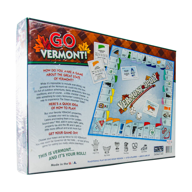 Vermont-Opoly Board Game